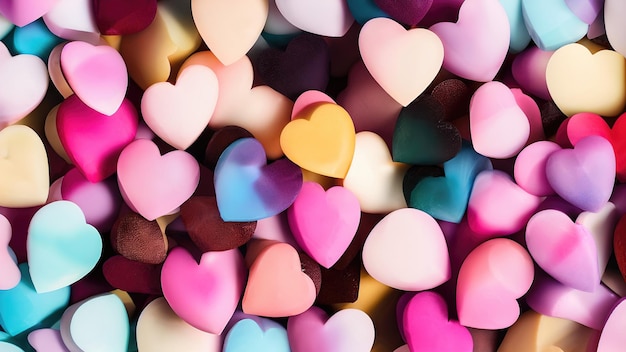 Bonbons en forme de coeur