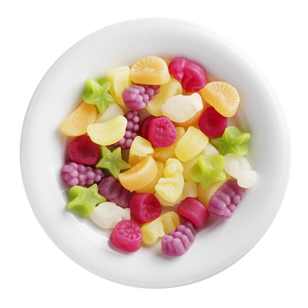 Des bonbons à la gomme de fruits