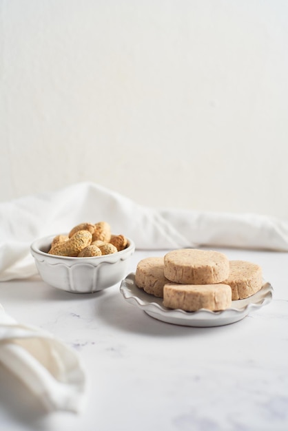 Bonbons mexicains traditionnels Bonbons aux cacahuètes appelés Mazapan