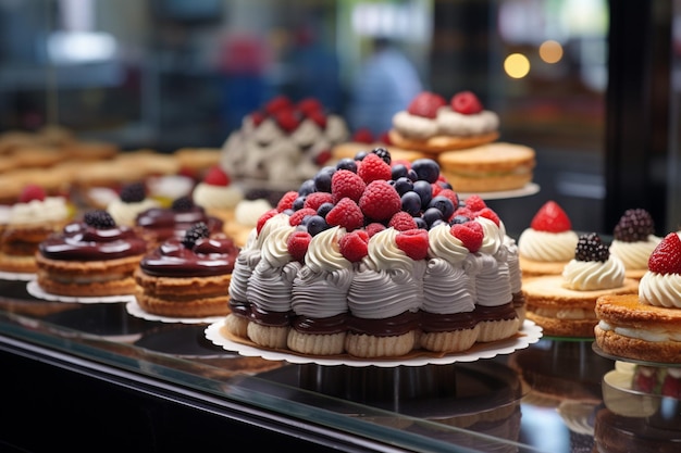 Des bonbons à la pâtisserie