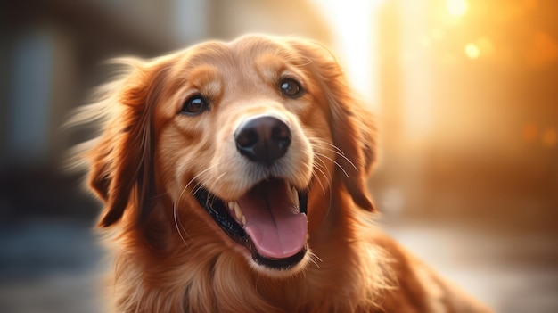 Le bonheur authentique dans le sourire du chien réchauffe le cœur.