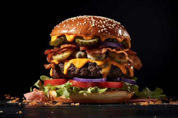 Le bonheur du cheeseburger américain