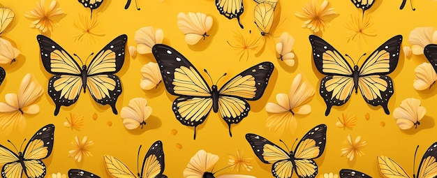 Le bonheur du papillon jaune