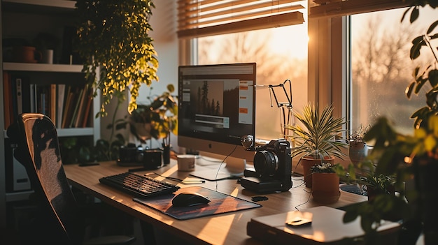 Le bonheur du travail à distance, le confort et la flexibilité avec un ordinateur portable