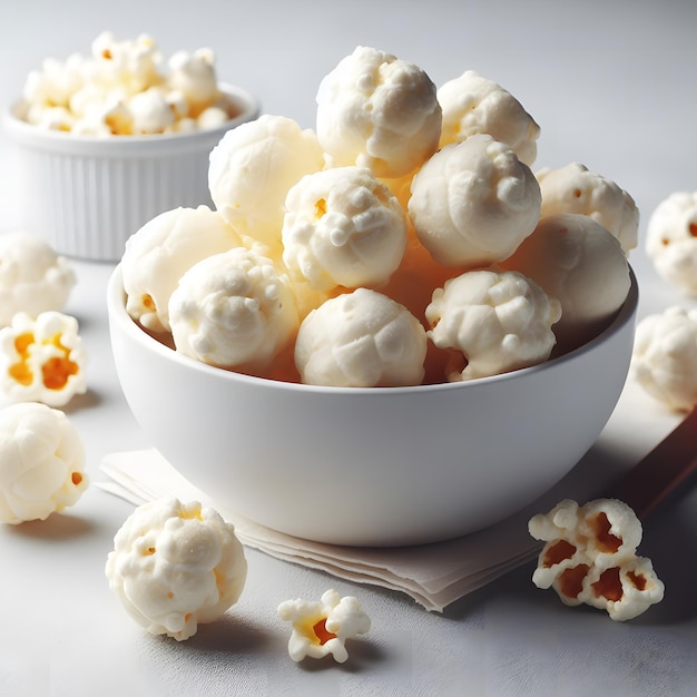 Bonheur fait maison avec bol d'élégance pop-corn