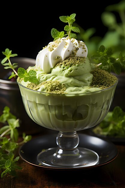 Un bonheur de glace fraîche, crémeuse et infusée aux allumettes