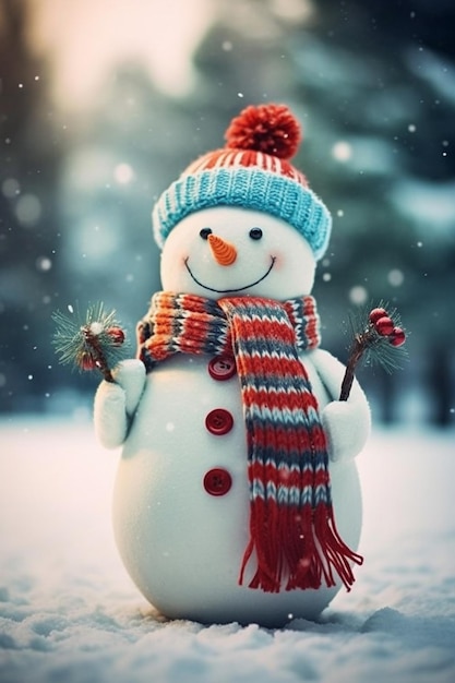 bonhomme de neige de Noël