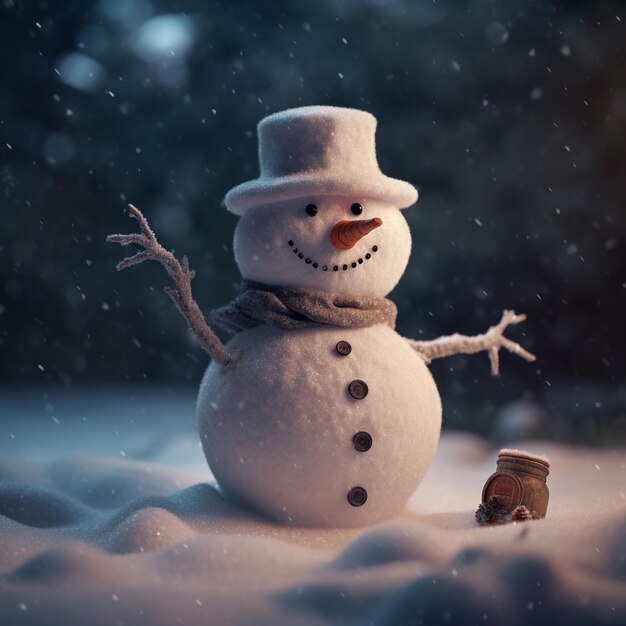 bonhomme de neige de Noël