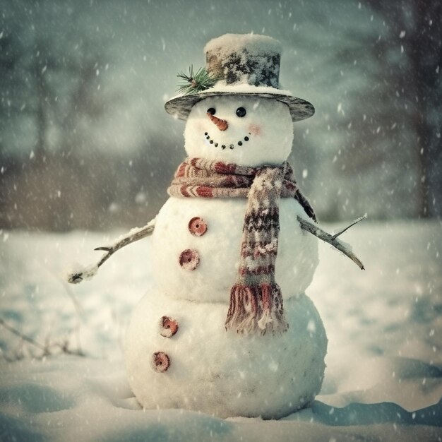 bonhomme de neige de Noël