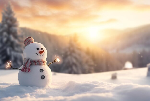 bonhomme de neige de Noël