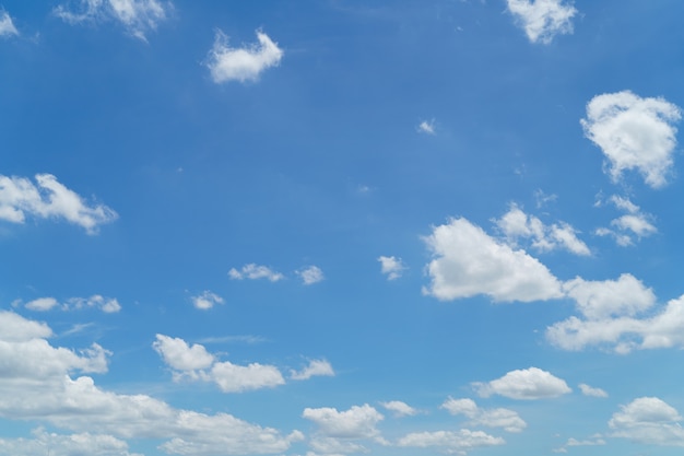 Bonjour, le ciel d'été est bleu vif. Il y a des nuages qui flottent. Sentez-vous détendu en regardant. Voir le soleil sur le soleil.