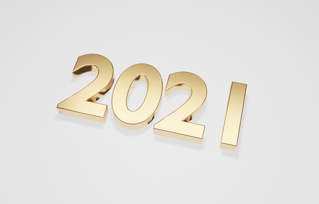 Bonne année 2020 fond doré Photo gratuit