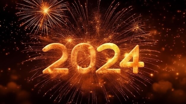 Photo bonne année 2024.