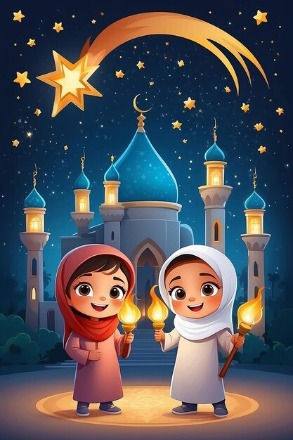 Photo bonne année islamique 1442 hijriyah illustration vectorielle