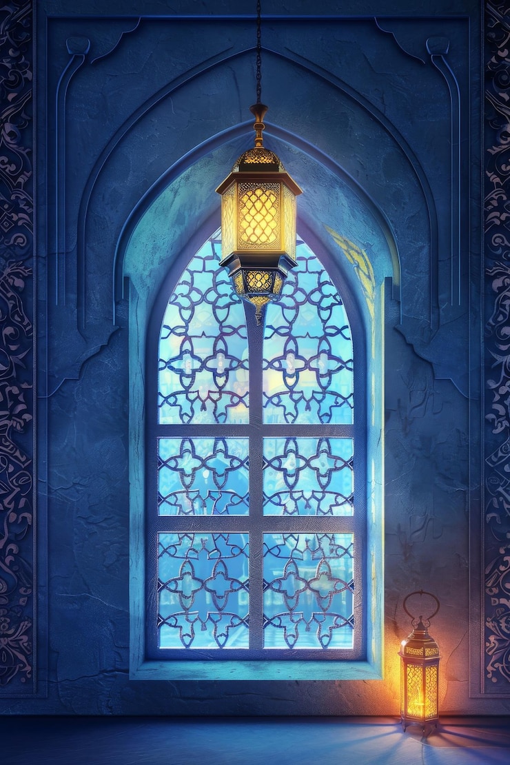 Photo bonne année islamique ramadhan bannière modèle de carte de grille conception vectorielle