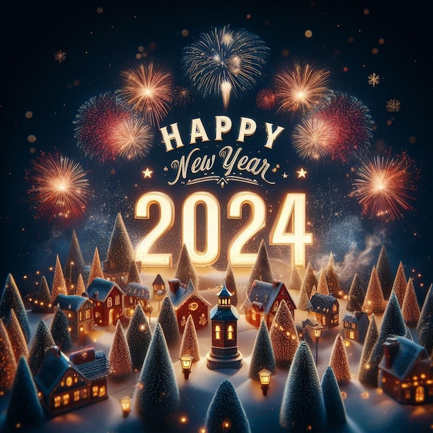 Bonne année et Noël dernières images de fond Bonne année 2024 images de fond