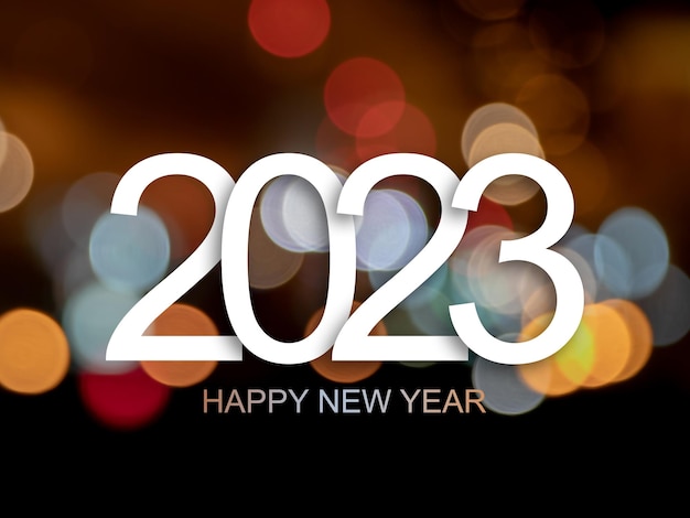 Bonne année veille nouvel an souhaitant et bonne année 2023 illustration