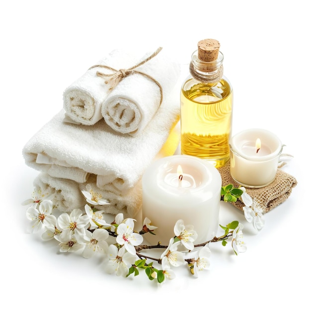 Bonne apparence couples massage certificat-cadeau isolé sur fond blanc