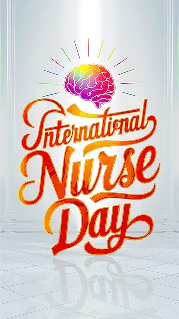 Une bonne illustration de la fête internationale des infirmières