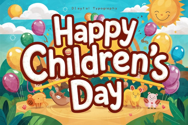 Bonne journée des enfants.