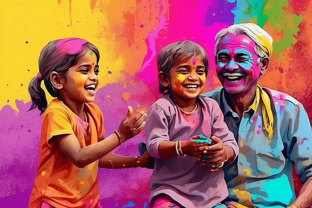 Bonne journée de Holi