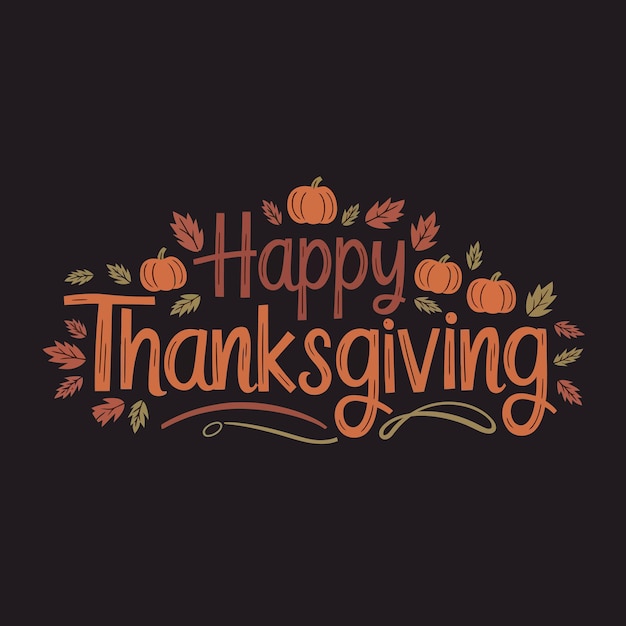 Bonne journée de Thanksgiving.