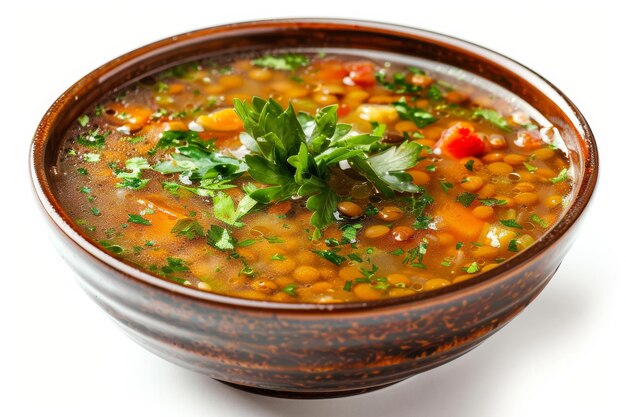 Une bonne soupe de lentilles bouillies