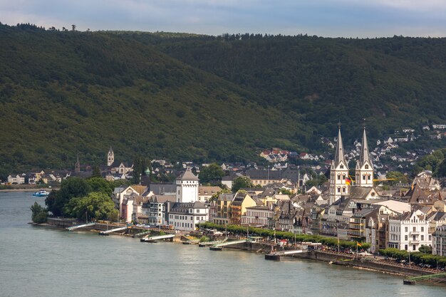 Boppard et le Rhin