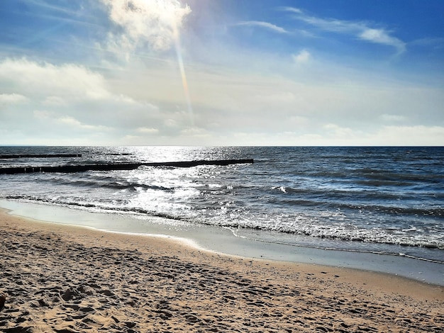 Bord de mer de sable