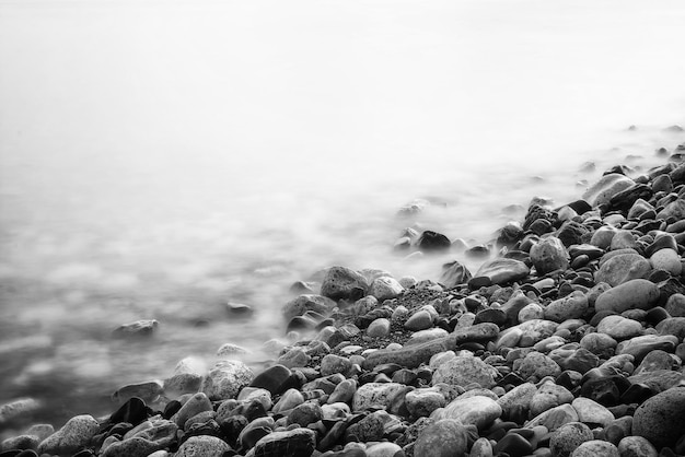 Bord de mer et vagues