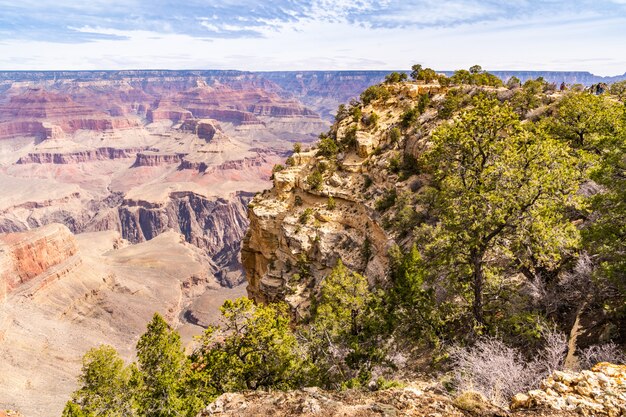 Photo bord sud du grand canyon