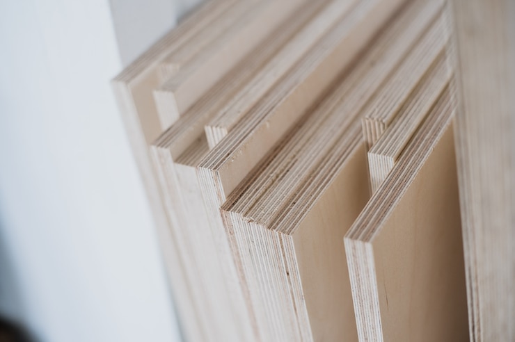 Bords de meubles et OUTILS. Coupes de contreplaqué à utiliser comme textures ou arrière-plan