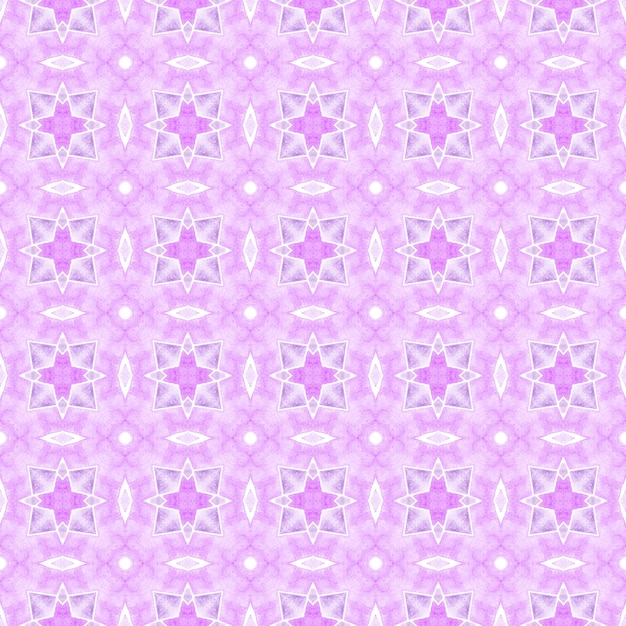 Bordure aquarelle chevron géométrique vert violet