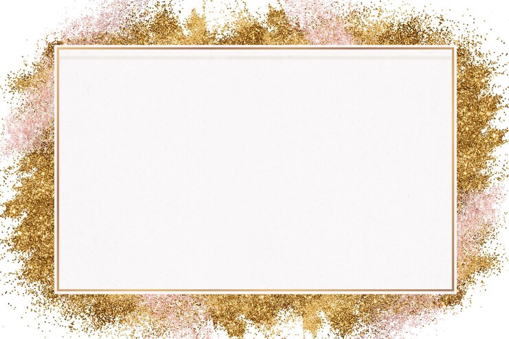 Photo une bordure dorée scintillante png cadre brillant de fête