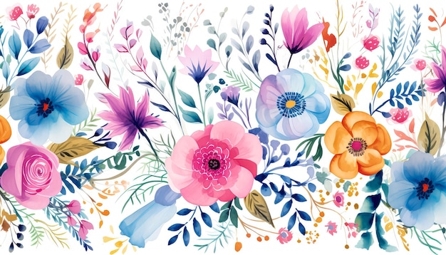 Des bordures de fleurs aux bouquets, notre collection offre une tapisserie de fleurs artistiques