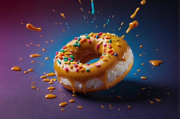 Une bouchée de donut manquante