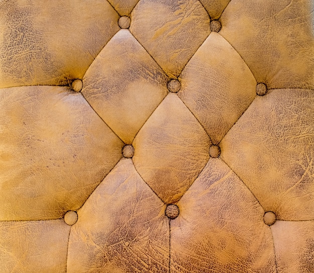 Bouchent fond de texture de canapé en cuir marron
