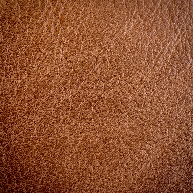 Photo bouchent la texture et l'arrière-plan en cuir marron.