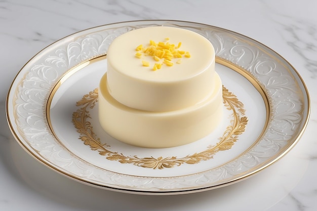 Photo des boucles de beurre dans un petit plat de beurre blanc