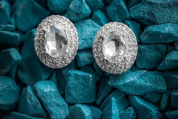 Boucles d'oreilles en diamant de luxe agrandi bijoux et marque de mode