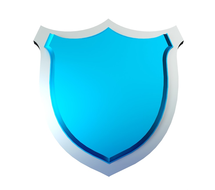 Photo bouclier antibactérien ou anti-virus, concept de protection de la santé. rendu 3d
