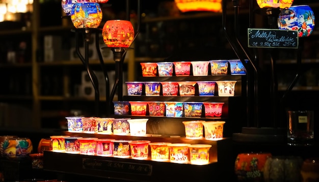 Bougeoirs Souvenirs au Marché de Noël Berlin Allemagne