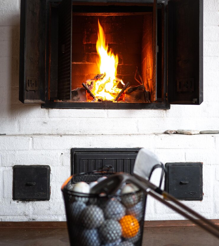 Photo des bougies allumées à la maison.