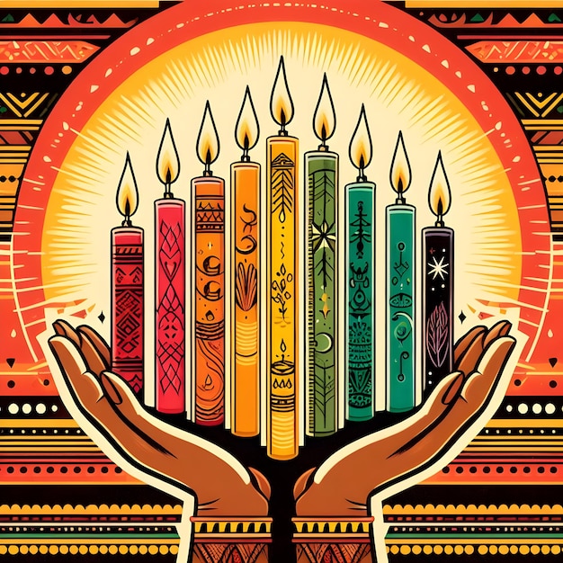 Bougies de célébrations de Kwanzaa