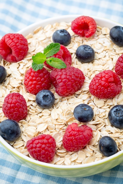 Bouillie d'avoine aux fruits rouges