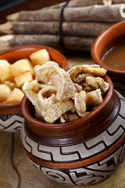 Bouillon de fèves et de manioc