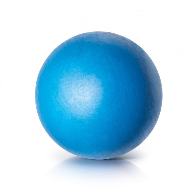 Boule bleue brillante