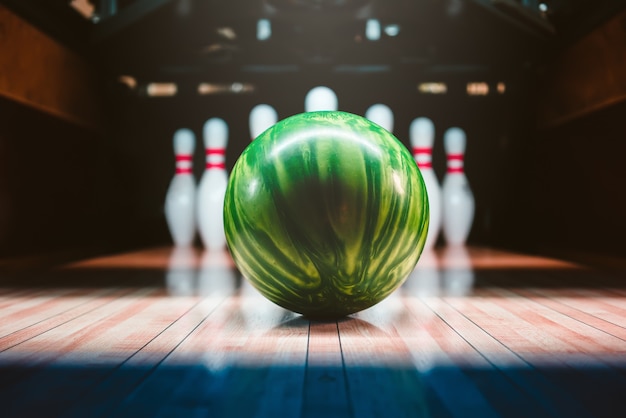 Boule de bowling. compétition.