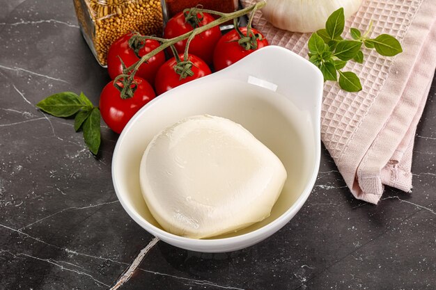 Boule de buffle au mozzarella au fromage italien