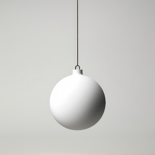 Boule de Noël au design minimaliste et élégant